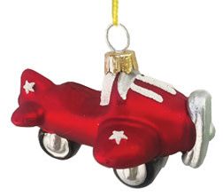 GLASS PEDAL CAR ORNAMENT