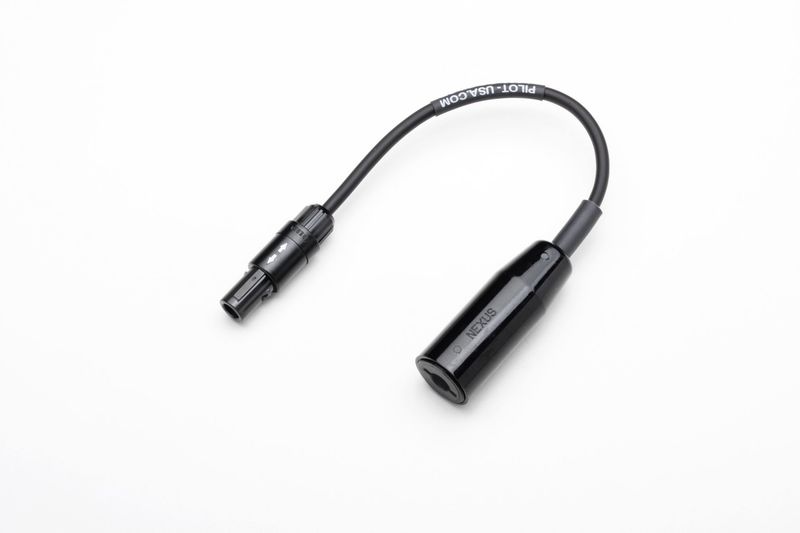 HELICOPTER HEADSET TO BOSE (6 PIN LEMO) ADAPTER