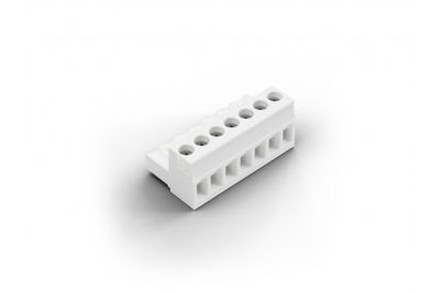 Schroefsteekklem wit 7pin