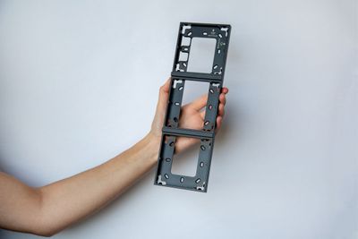 Montageframe tripel antraciet