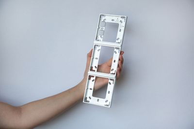 Montageframe Tripel zilver