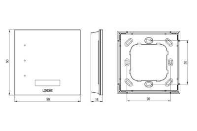 Touch Pure Flex Tree antraciet - Wallbox