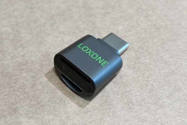 Loxone USB-C Micro-SD Card Adapter