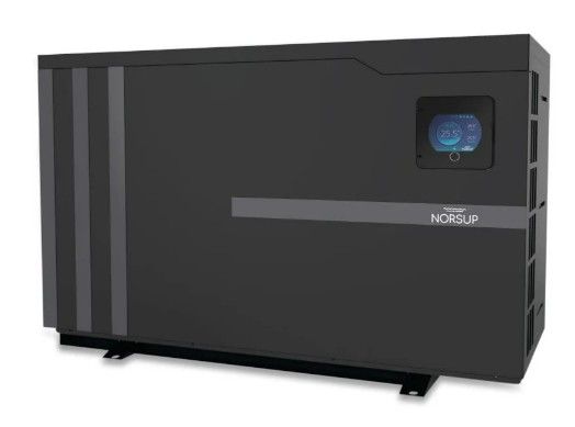 Norsup Warmtepomp Inverter aluminium 50 mm 10,3A 230VAC zwart type Silent-Pro 13 horizontaal SG