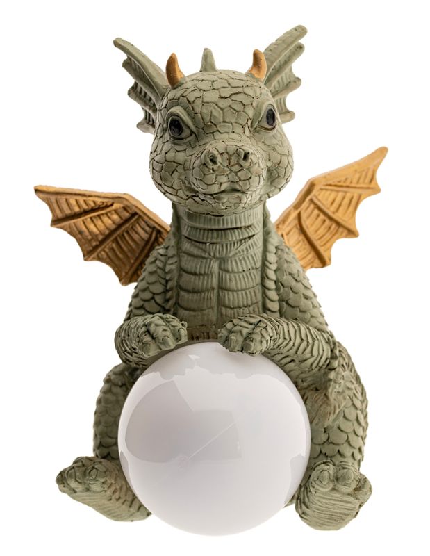 Babydrache Emu mit Solarlicht