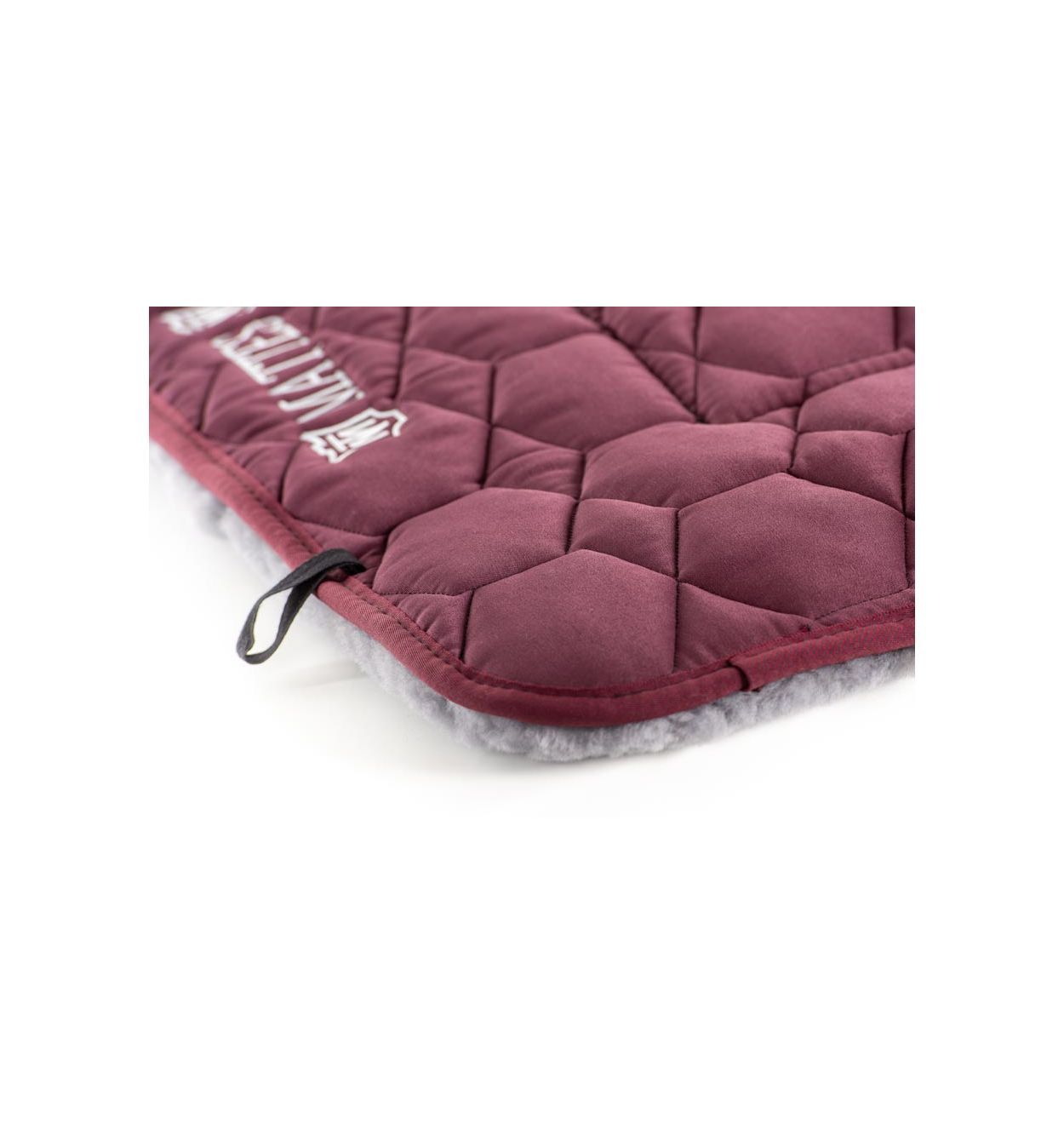 Dog Bed, Color: Betti (Maroon/Gray), Size: Small (60x60cm)
