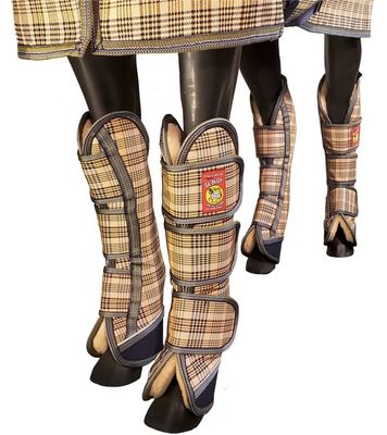 5/A Baker® Shipping Boots – Set of 4, Classic Plaid