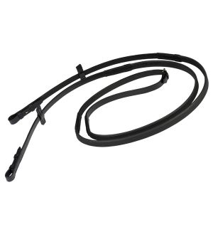 Slim Rubber Reins w/ hook &amp; latch