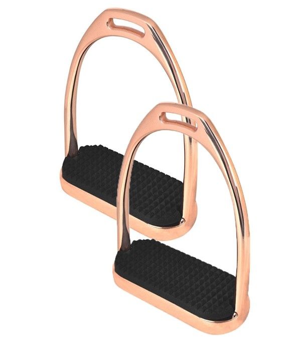 Rose Gold Stirrup Irons