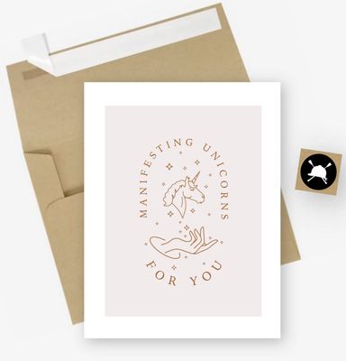 Manifesting Unicorns Card