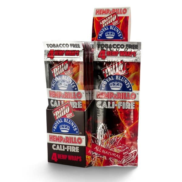 HEMPARILLO Cali Fire Wraps 15ct | 4 Wraps per ct single