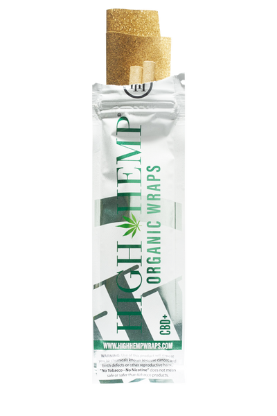 High Hemp Organic Wraps | 25 Pouches per Box | 2 Wraps per Pouch