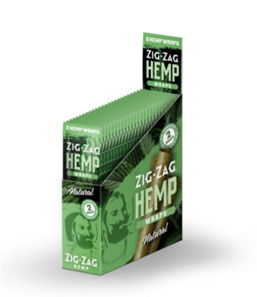 Zig Zag | NATURAL | 2 Wraps per Pouch | single