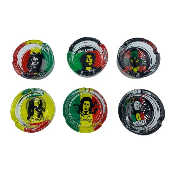 Glass Ash Tray | Bob Marley Edition | single