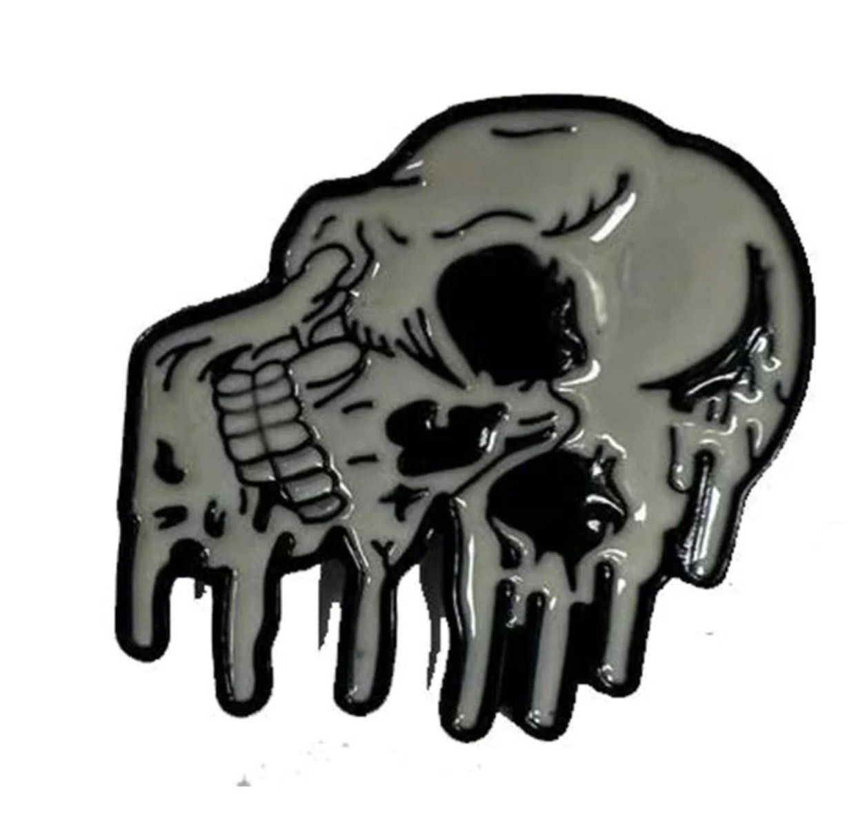 Hat Pin | Drippy Skull