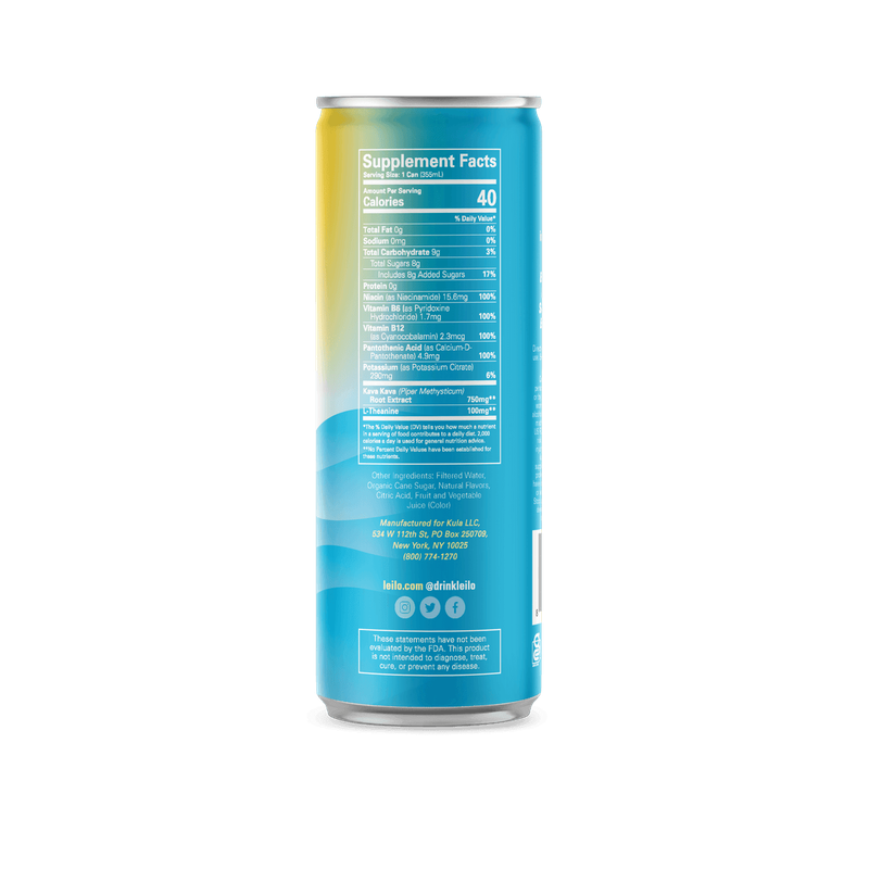 Leilo | Lemon Ginger Kava Drink single