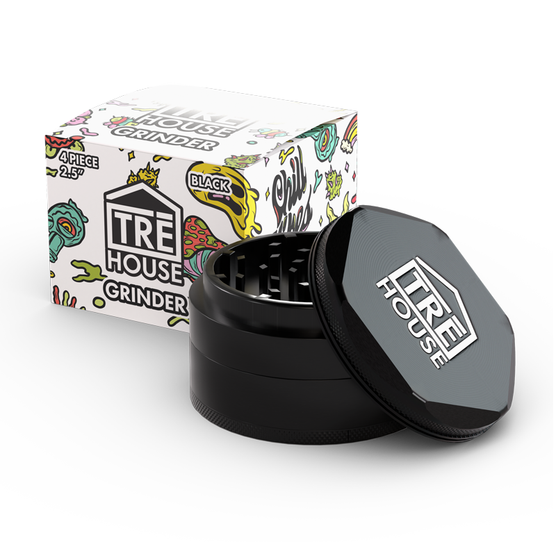 4-PIECE ALUMINUM HERB GRINDER – TRĒ HOUSE