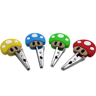 Mushroom 1up Roach Clip | Assorted Colors