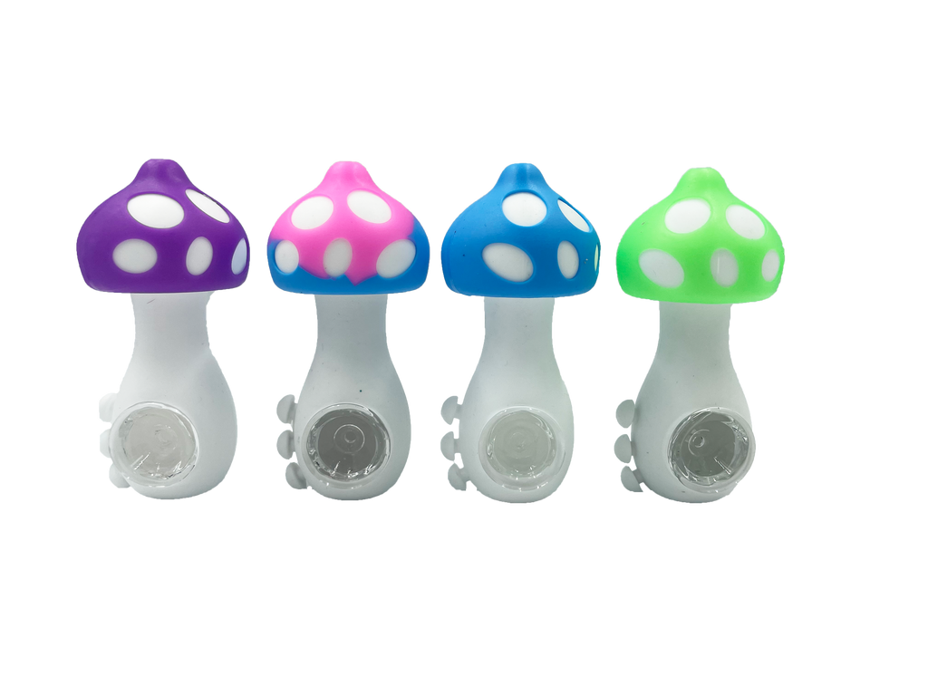 4.5&quot; SirEEL Silicone Mushroom Pipe | Assorted Colors