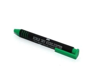 Bible Dry Highlighter - Green