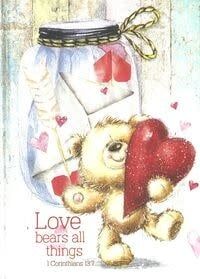 Love Bears all things Notebook