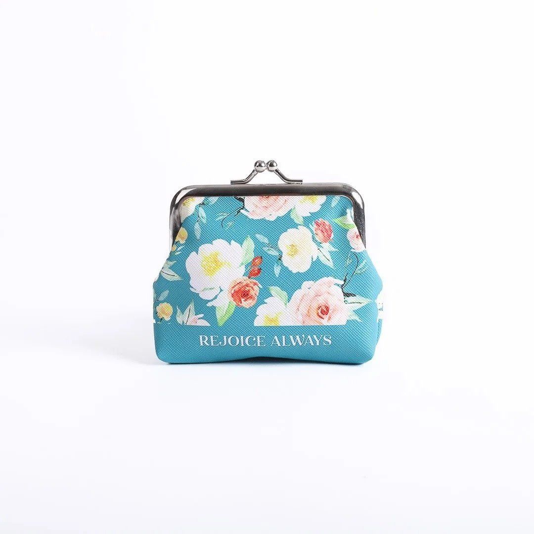 Coin Pouch Rejoice Always