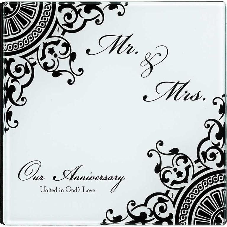 Anniversary Glass Photo Album