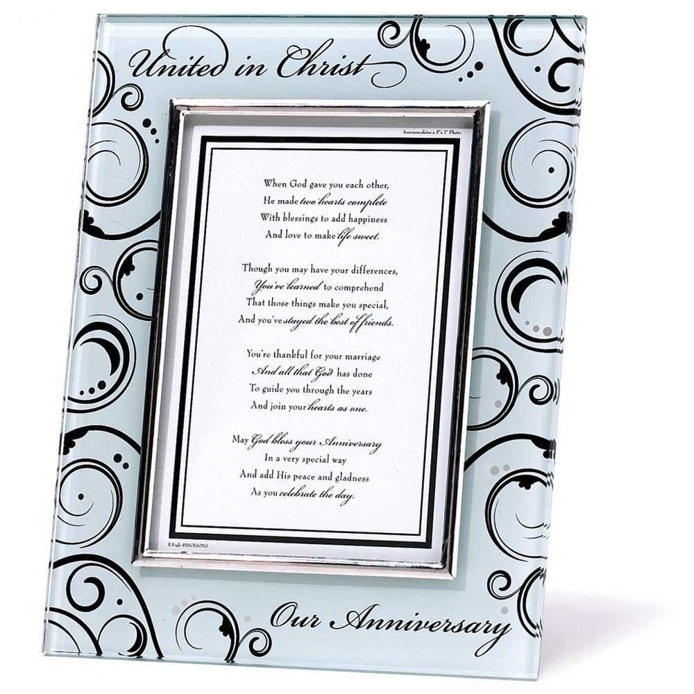 Our Anniversary Glass Photo Frame