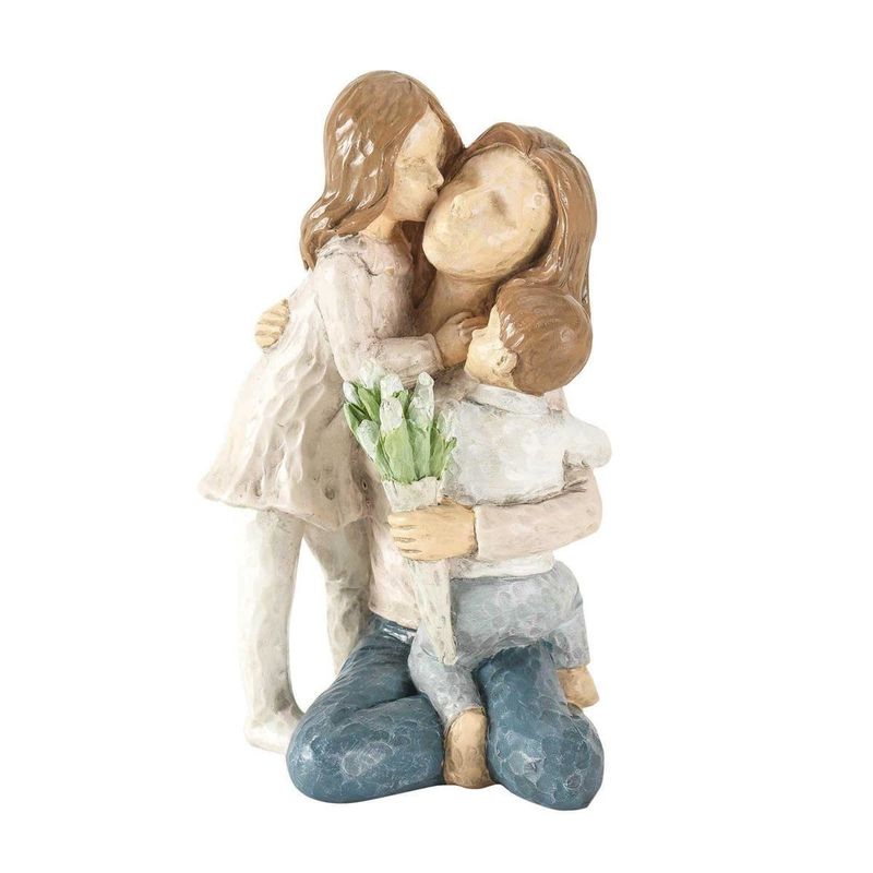 Mom and Children Figurine