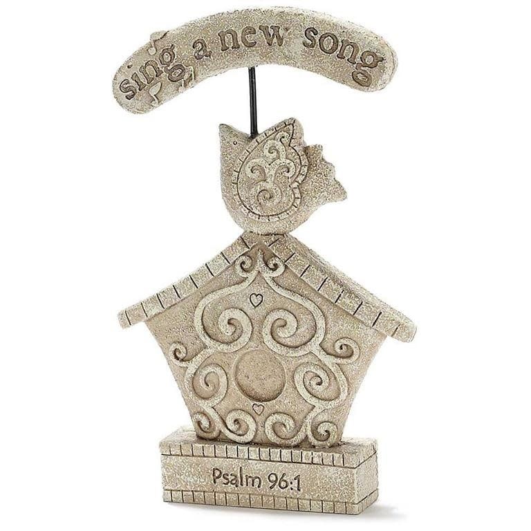 A New Song Birdhouse Stone