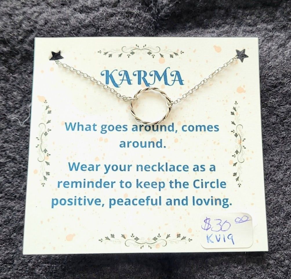 Braided Ring Karma Necklace