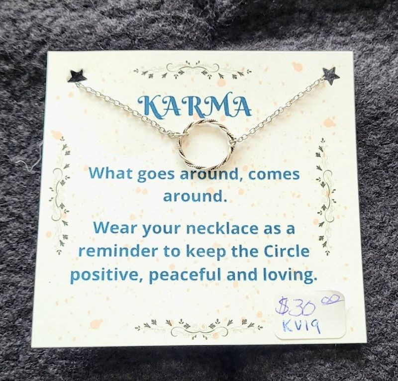 Braided Ring Karma Necklace