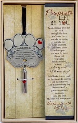 Pawprints Left By You- Pet Vial Ornament