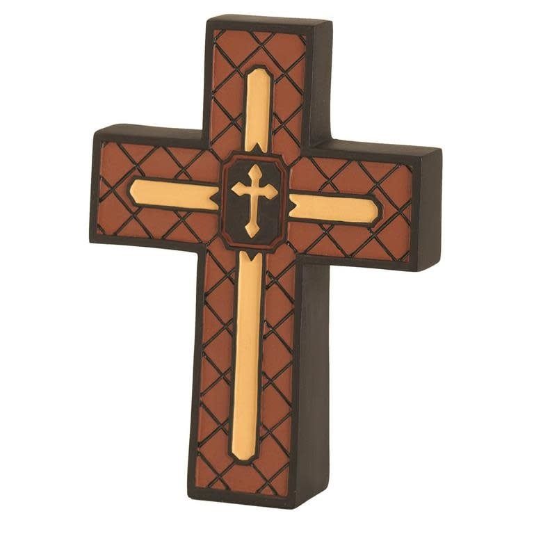TABLETOP CROSS MAN OF GOD PRAYER 5IN