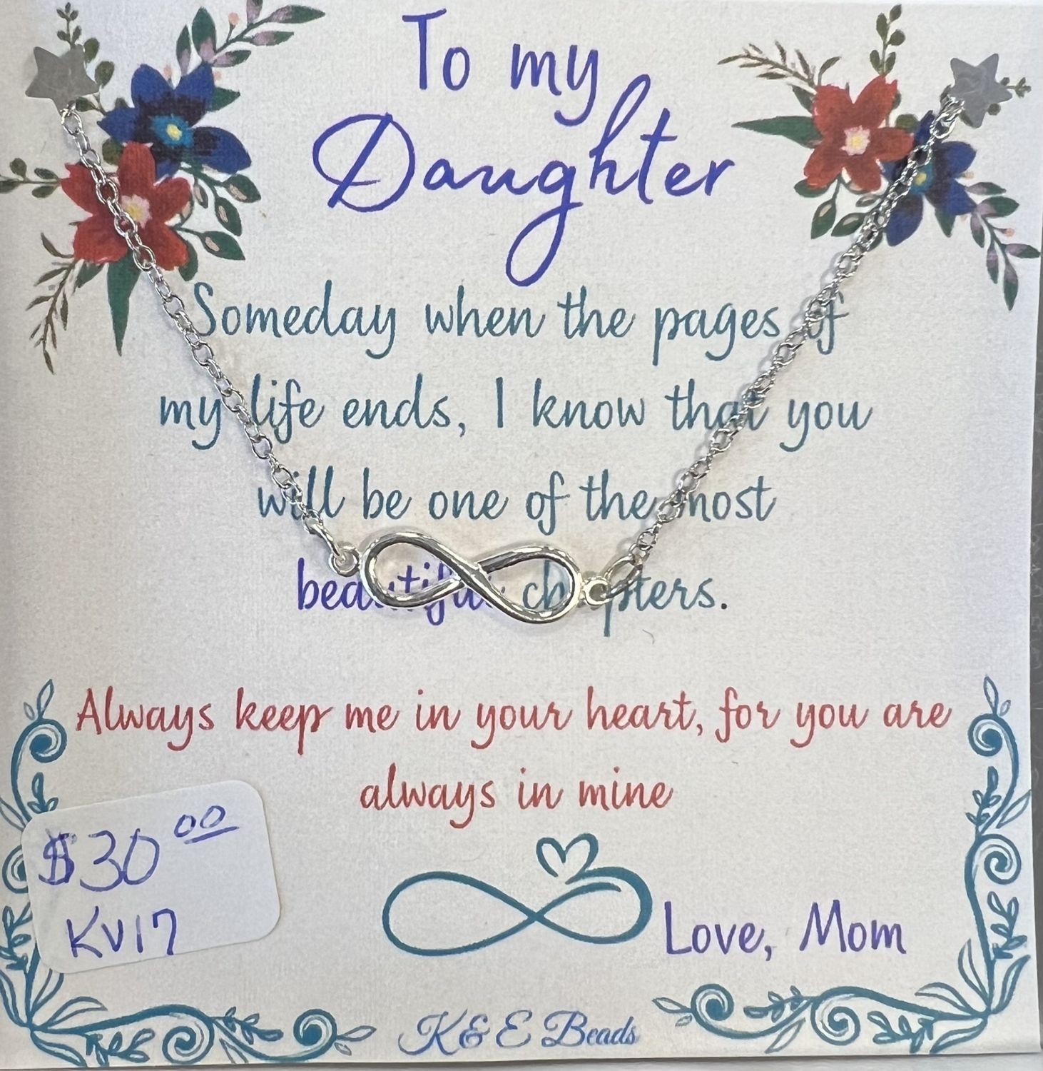 Daughter Infinity Necklace