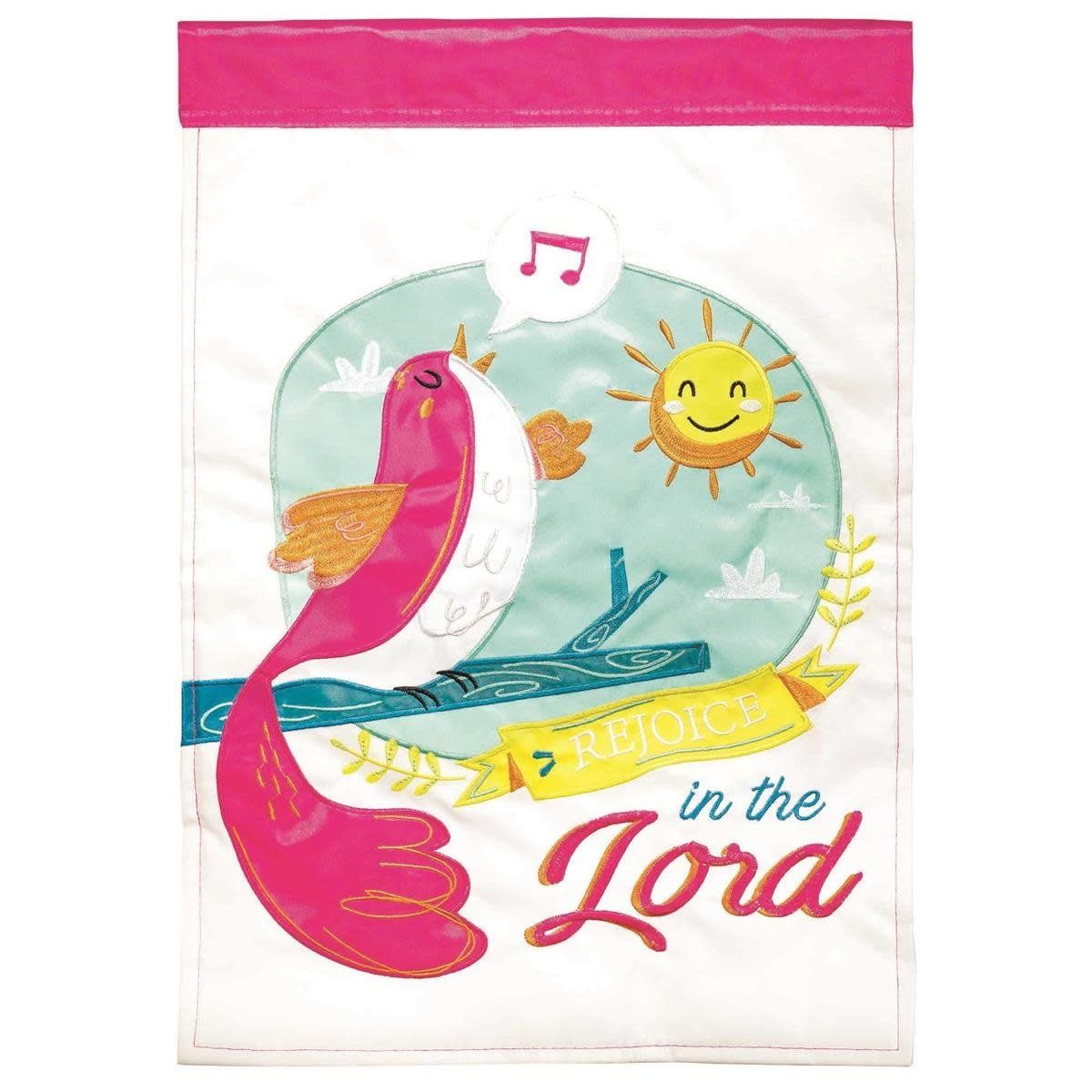 Rejoice in the Lord Songbird Flag