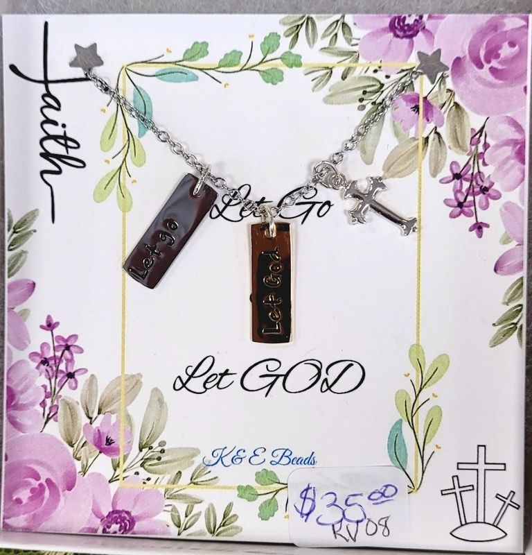 Let Go, Let God Necklace