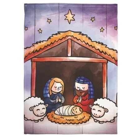 Holy Family Creche Flag