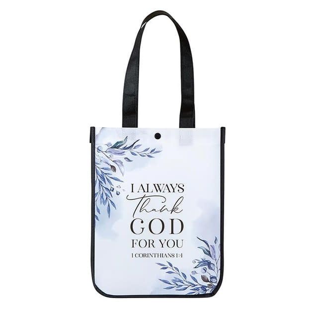 I Always Thank God For You Small Eco-Friendly Tote Bag