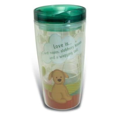 Love Is Wet Noses, Dog, Travel Mug