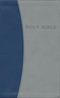 KJV Giant Print Reference Bible blue/gray