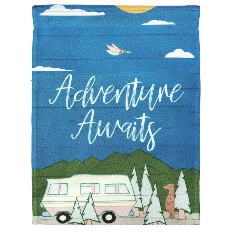 Adventure Awaits Flag