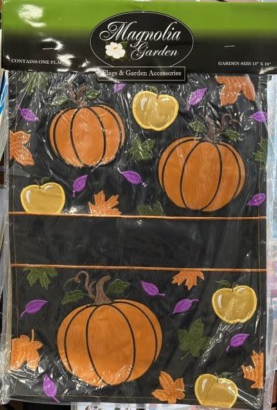 Fall Pumpkin Blank Flag