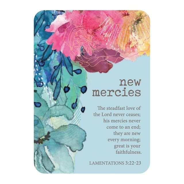Verse Card - New Mercies