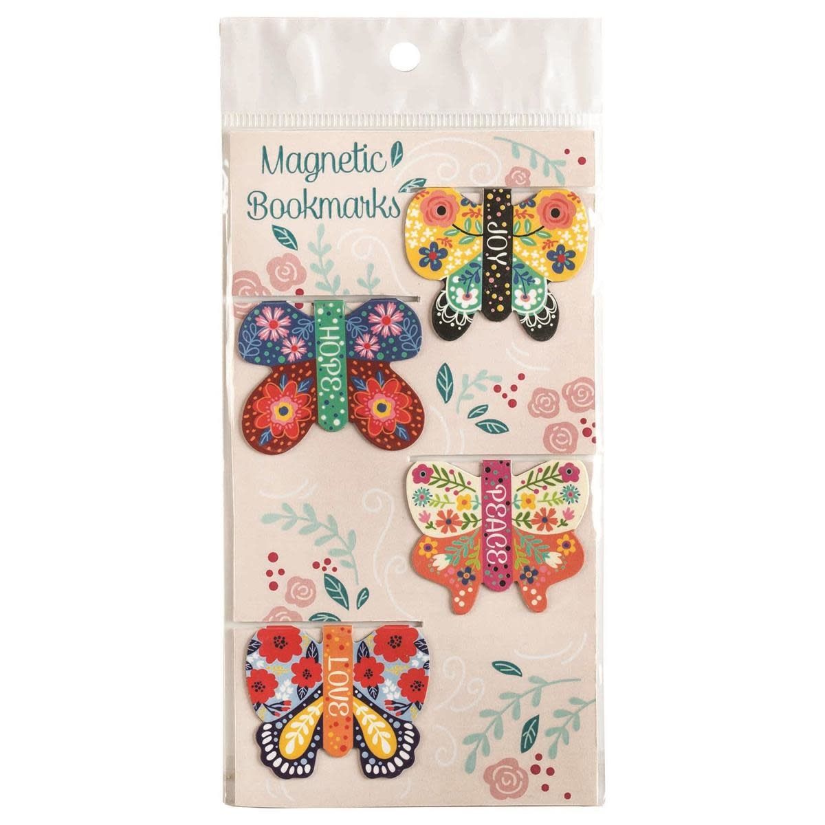 Butterfly Magnetic Bookmark set of 4