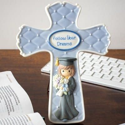 Precious Moments, Graduation, Follow Your Dreams Cross