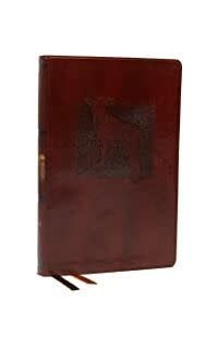 NET BIBLE, THINLINE ART EDITION, LARGE PRINT, LEATHERSOFT, BROWN, COMFORT PRINT