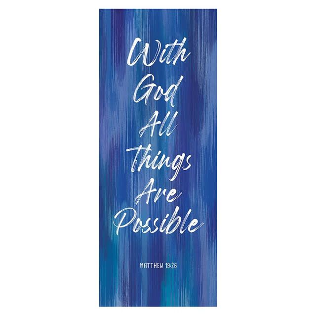 Spring Promises Series - All Things are Possible X Stand Banner