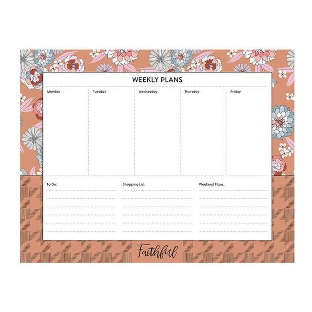 Weekly Planner - Faithful