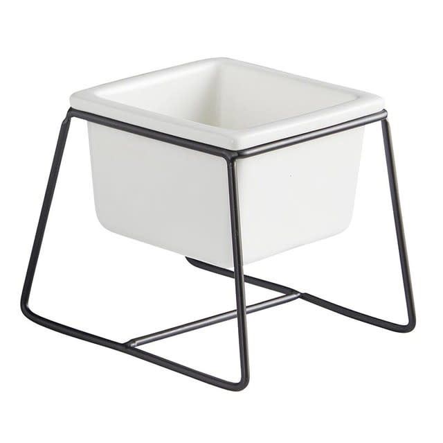 Pot with Black Holder